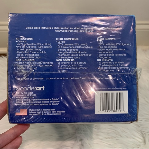 Wonderart Latch Hook Kit Wild Stallion New - Picture 2 of 3